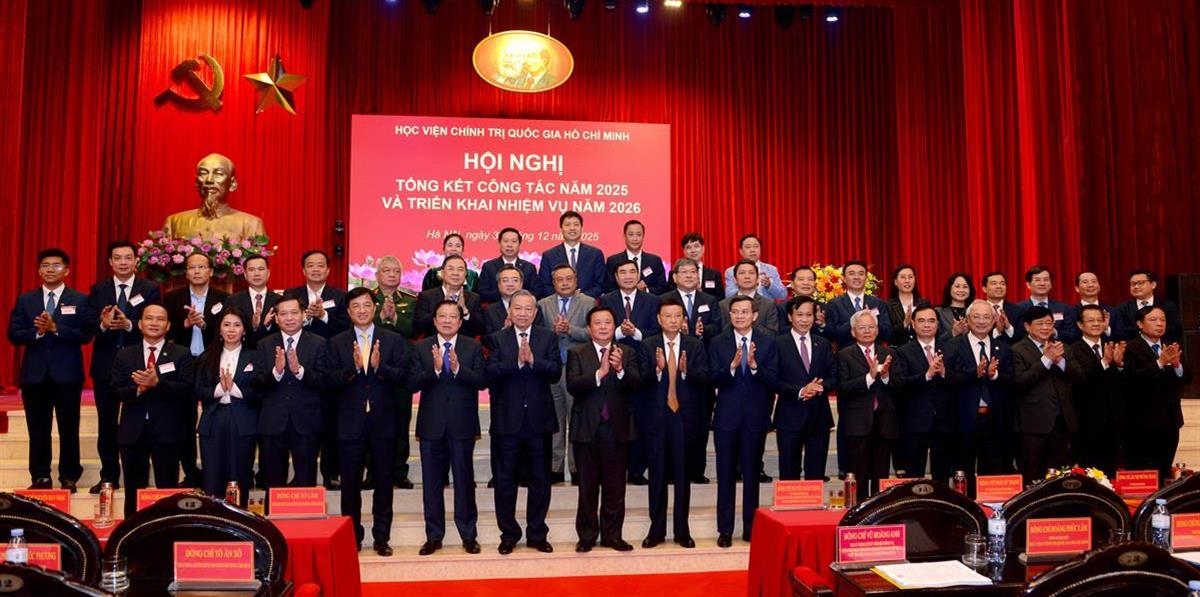 10 SỰ KIỆN, HOẠT ĐỘNG NỔI BẬT CỦA HỌC VIỆN CHÍNH TRỊ QUỐC GIA HỒ CHÍ MINH NĂM 2025