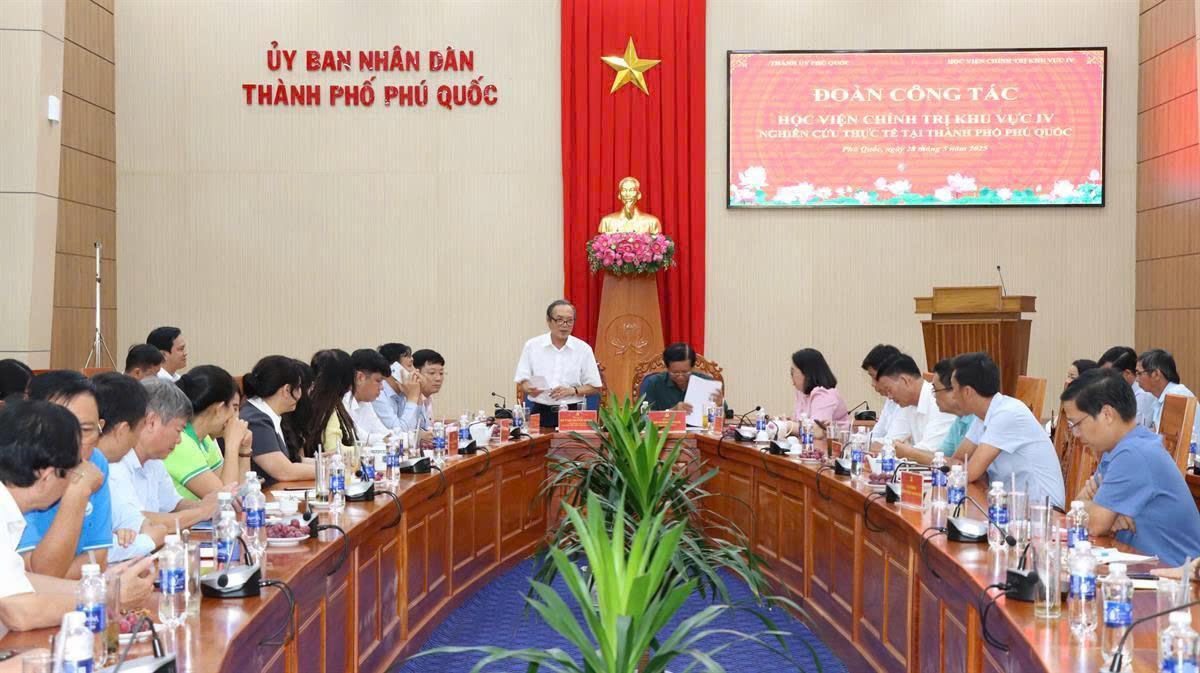 Nghiên cứu thực tế tại thành phố Phú Quốc, tỉnh Kiên Giang